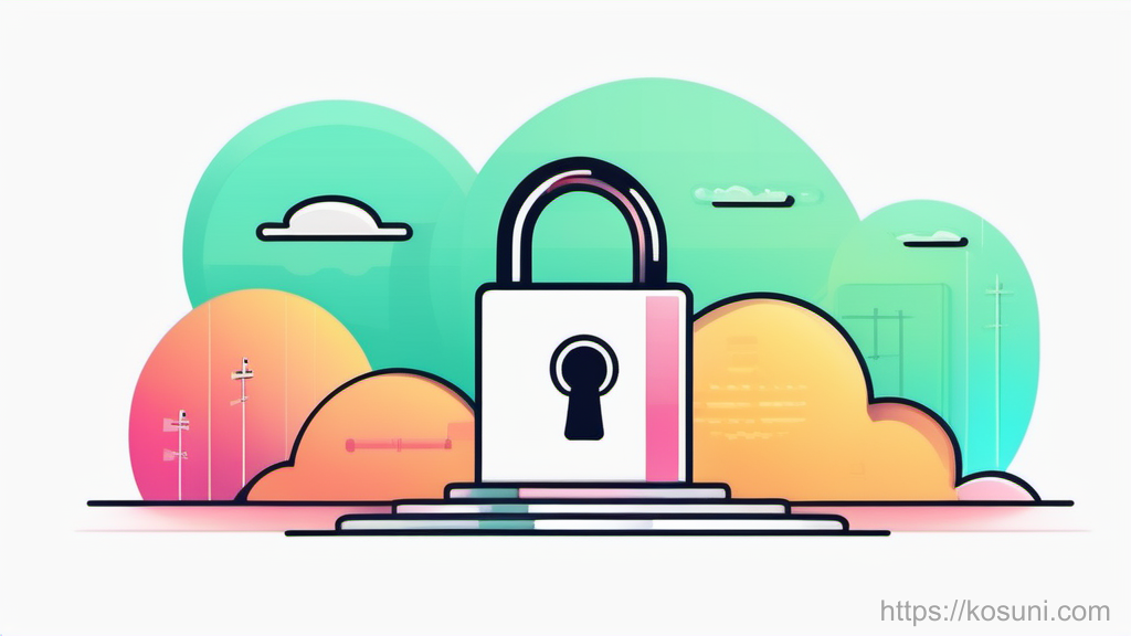 Padlock blocking a checkmark indicating unauthorized access
