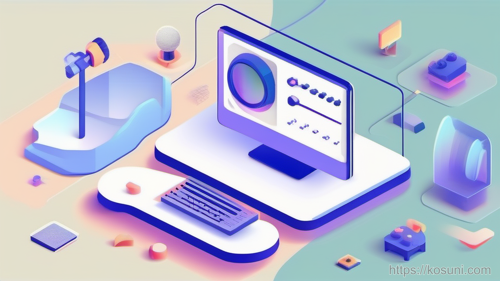 Sound input tiles with mic selector and level meter