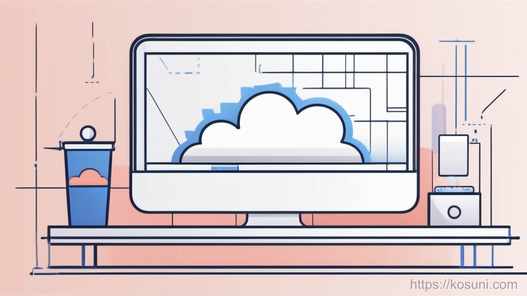 Low battery connected to a cloud service icon