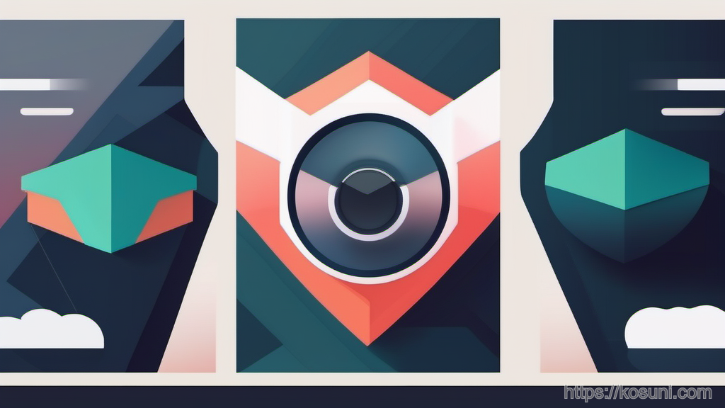 Layered shields symbolizing multiple permission layers for camera
