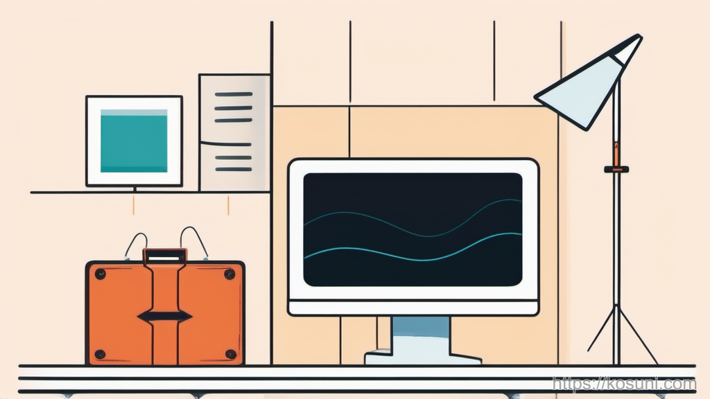 Camera selection metaphor with a forked connection to devices