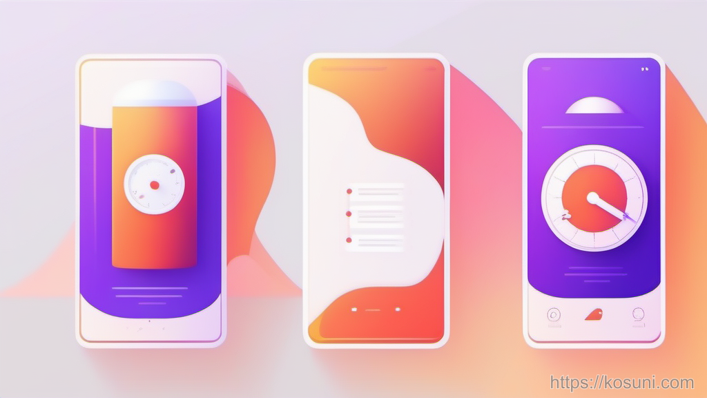 Phone and nearly full storage gauge illustration