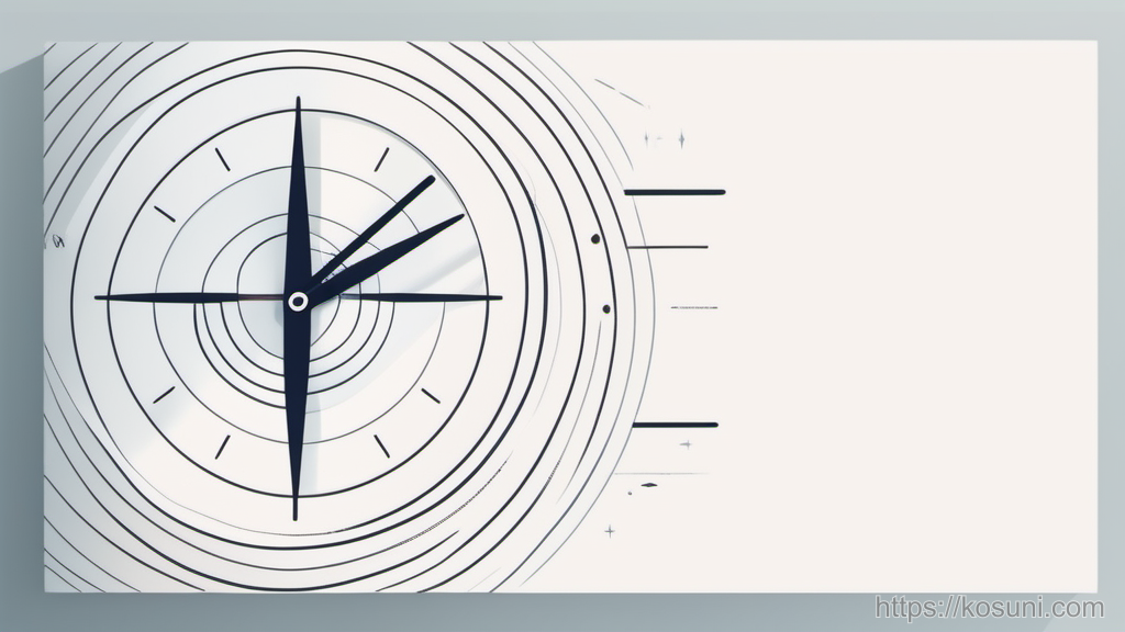 Clock and compass symbolizing wrong time zone on Android