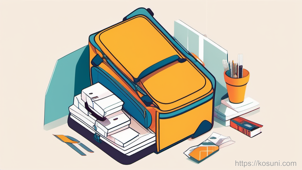 Overstuffed suitcase symbolizing storage running out