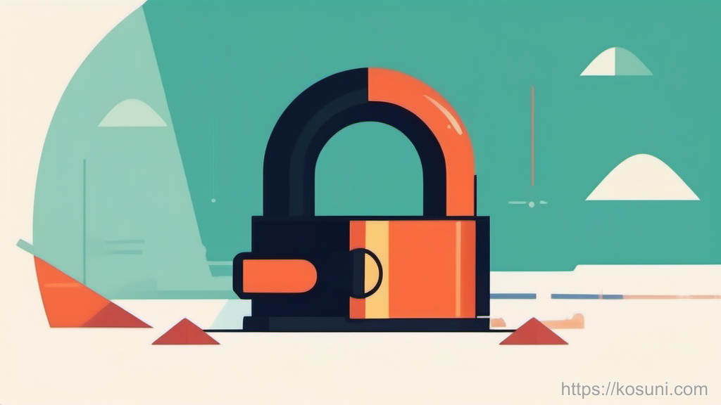 Key bouncing off a padlock symbolizing failed login session