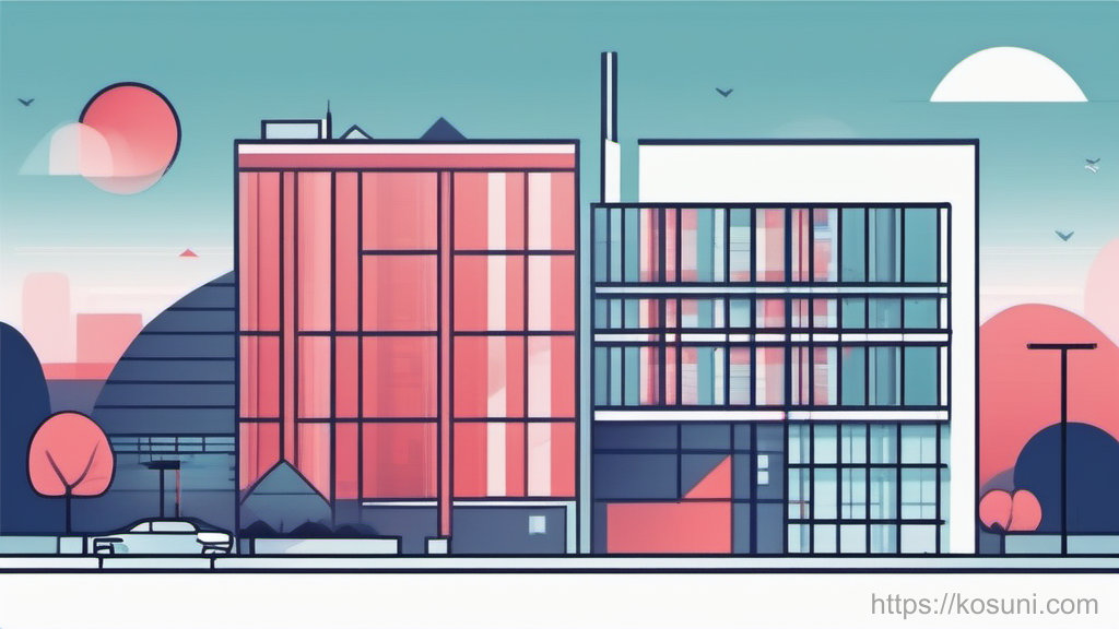 Split sign showing internal network versus public internet paths
