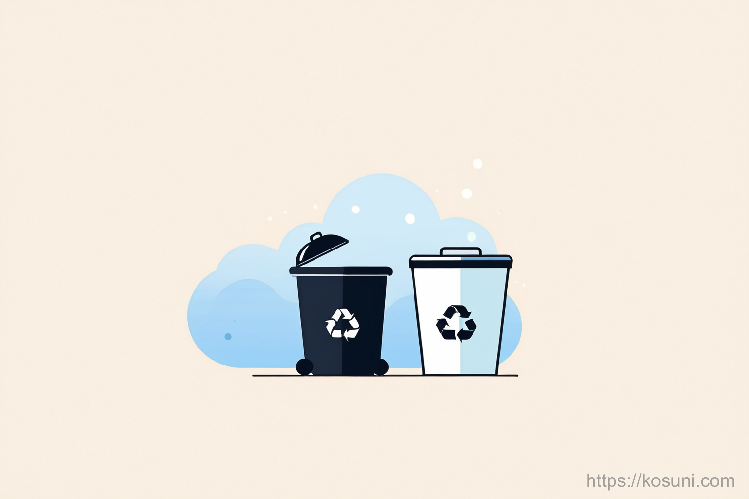 Browser cache icon with trash can symbol