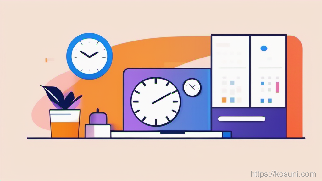 Minimal clock and calendar icons indicating wrong time settings