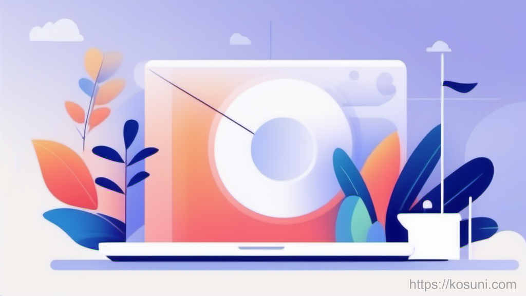 Looping login icon around a key on browser window