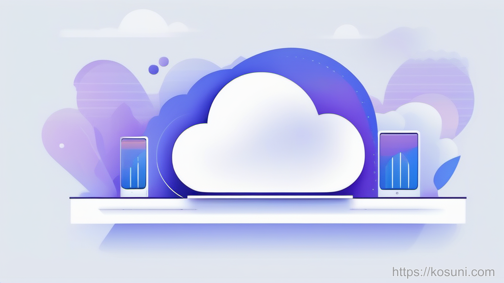 Service status panel with cloud server and status dots