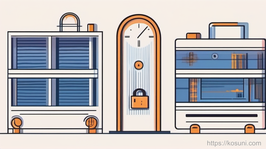 Padlock with clock symbol showing temporary account lockout