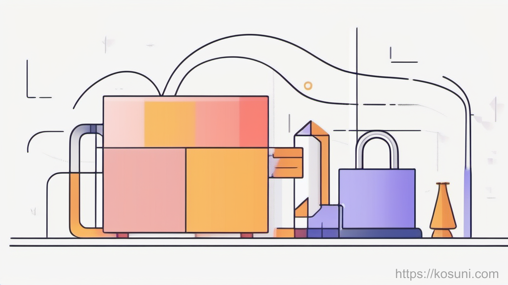 Padlock tangled in string symbolizing a stuck verification step