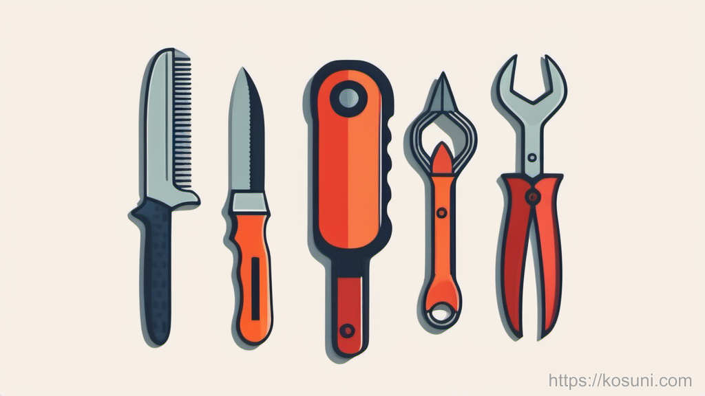 Overloaded multitool symbolizing too many browser extensions