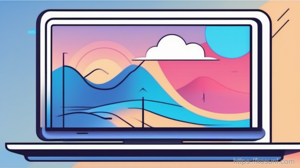 Stopwatch connected to image frame symbolizing page speed