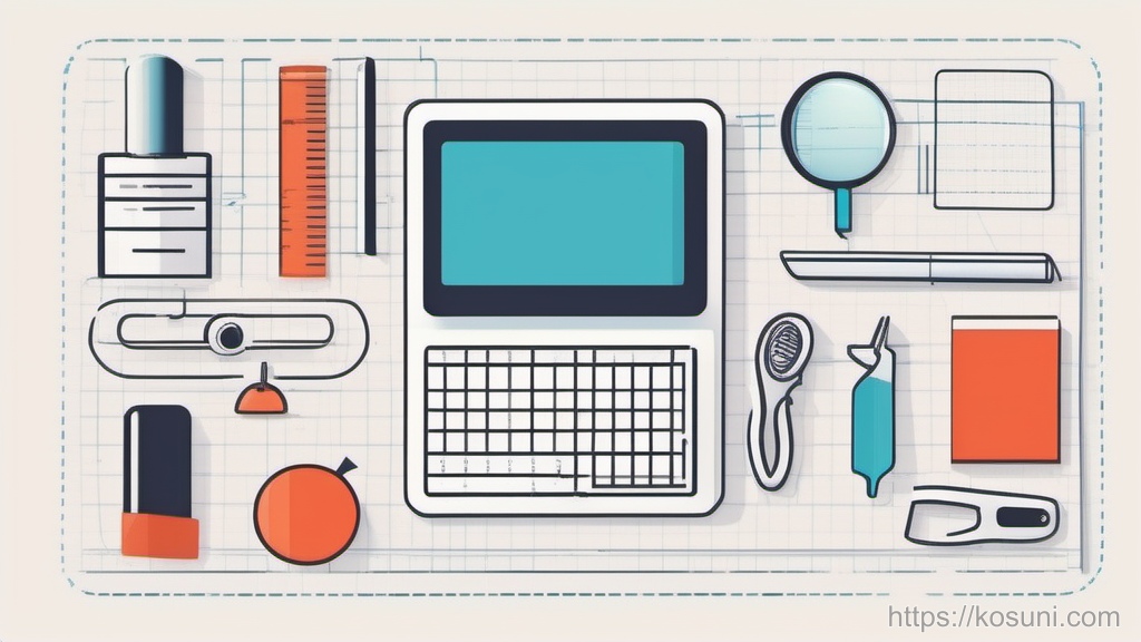 Accessibility tools concept shown as a multi-tool on grid