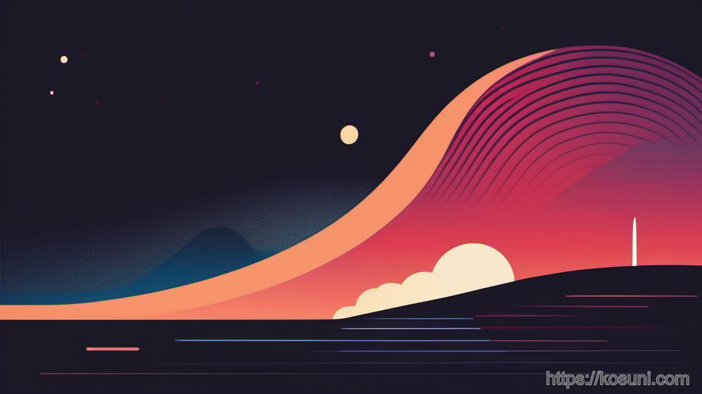 Comet with long tail symbolizing tail latency percentiles