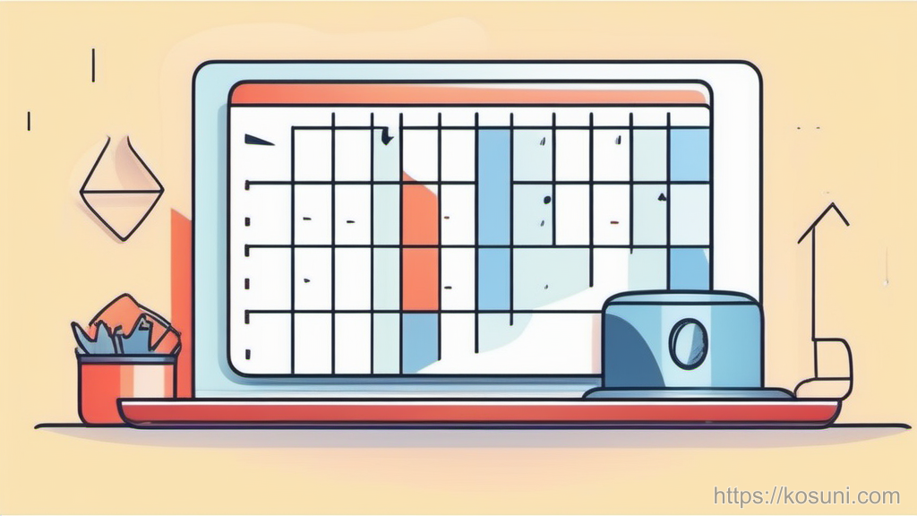 Looped workflow arrow around a calendar icon
