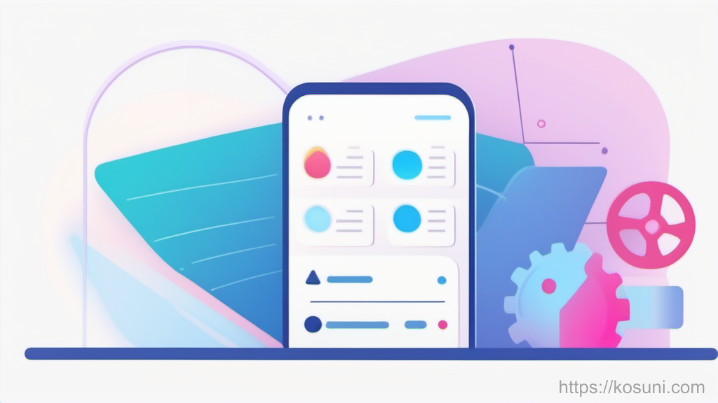 Checklist card and settings gear icon