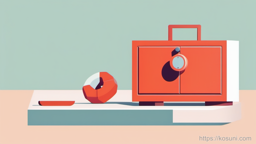 Safe deposit box and lifebuoy metaphor for backups