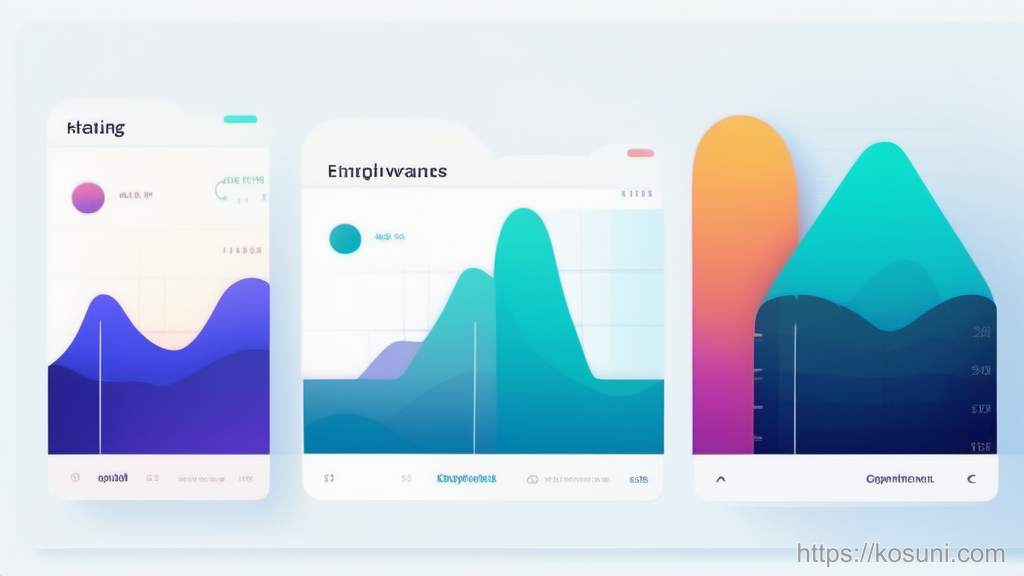 Gauge showing steady performance versus spiky latency