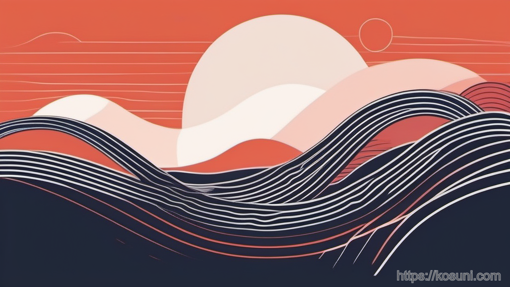 Abstract Wi‑Fi waves smoothing out from tangled interference