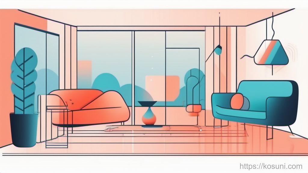 Mesh nodes covering a home layout with clean signals