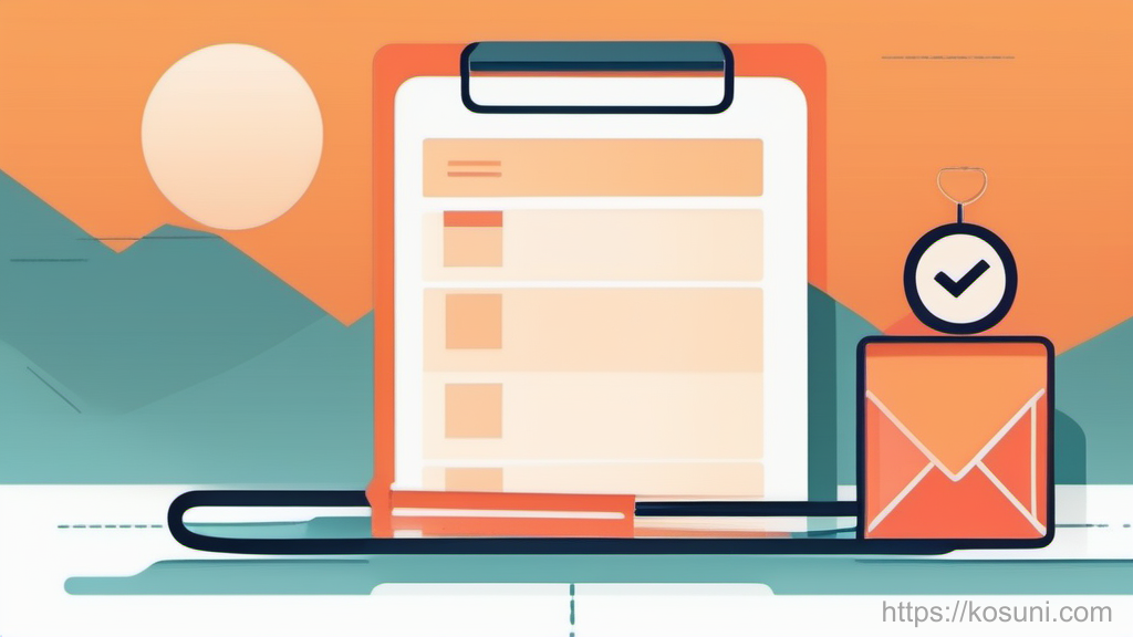 Checklist icon beside envelope for email threading tips