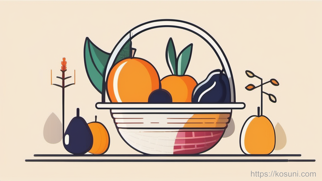 Single fruit versus diversified basket illustration