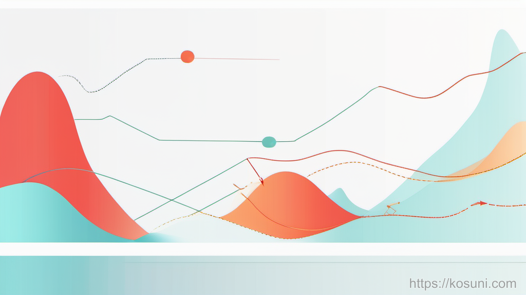 Two abstract curves with nodes and arrows for threshold shifts