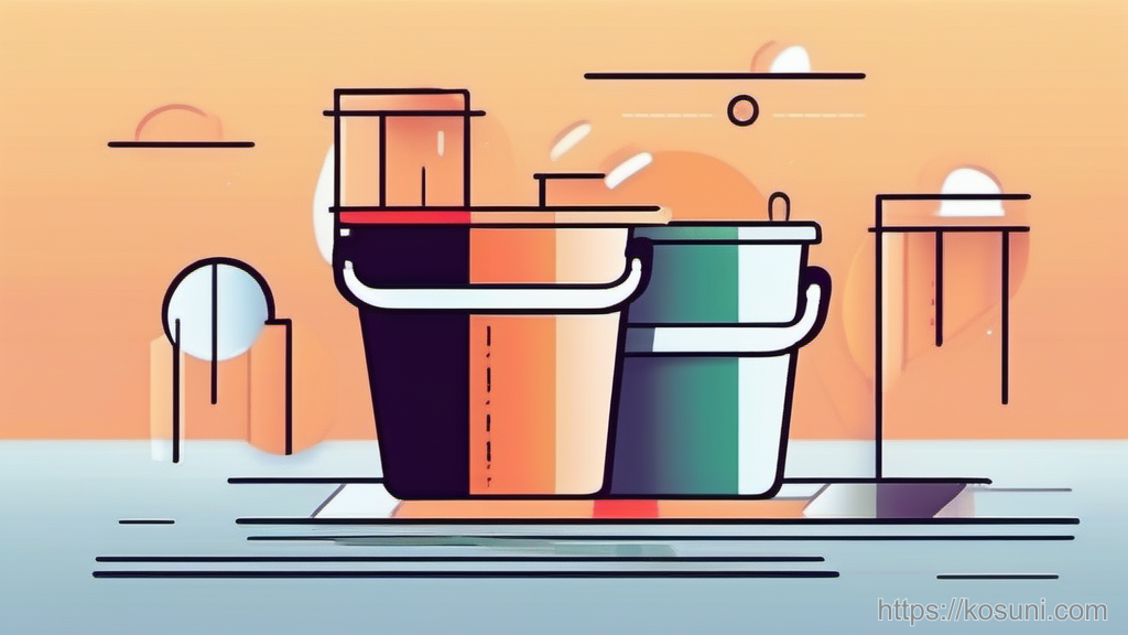 Different-sized buckets showing utilization by balance and limit