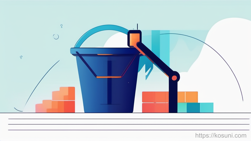 Gauge and bucket metaphor for credit utilization snapshot