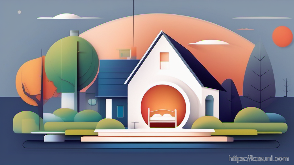 Abstract floorplan showing walls and Wi‑Fi signal spread