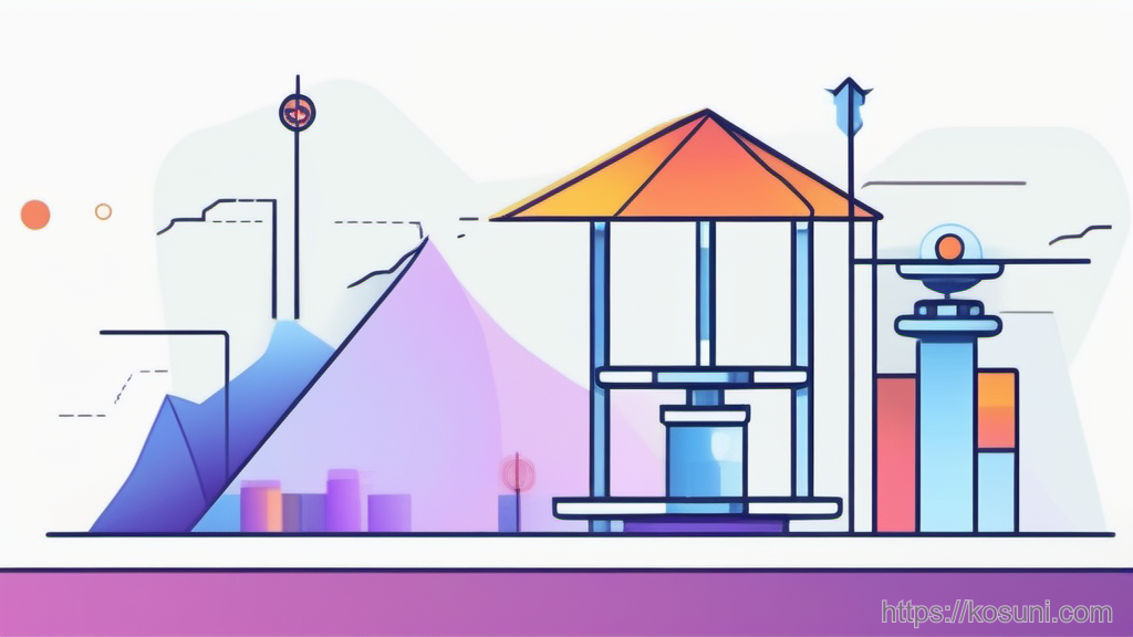 Scale weighing shield versus coins with decision nodes