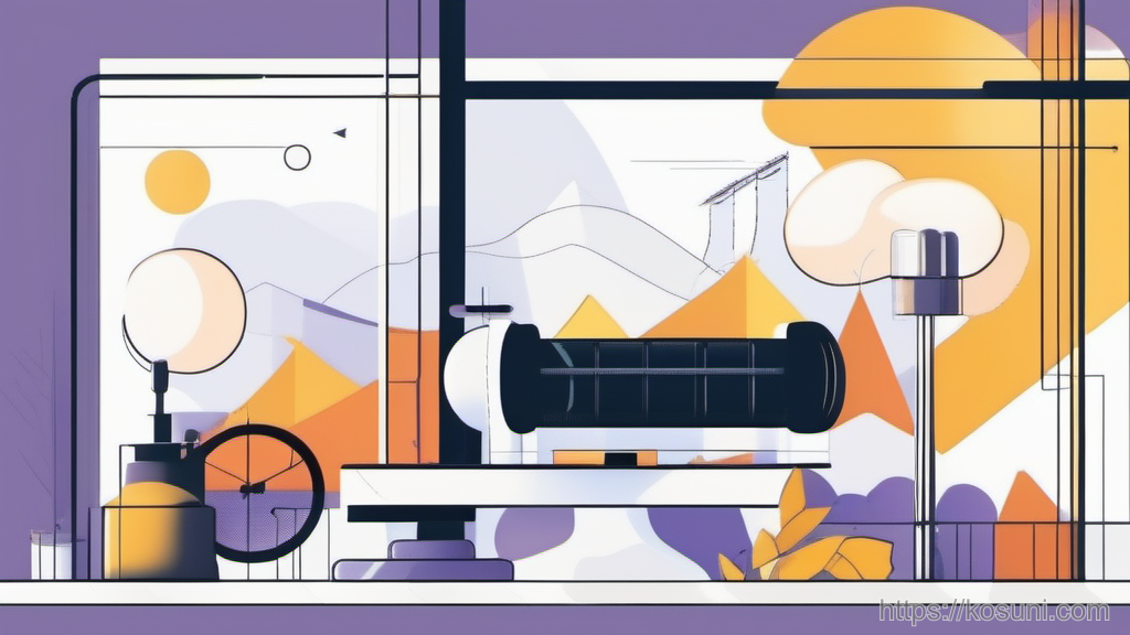 Conveyor belt metaphor showing three process stages