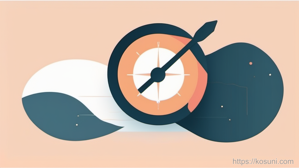 Magnifying glass and compass icon representing UX review workflow