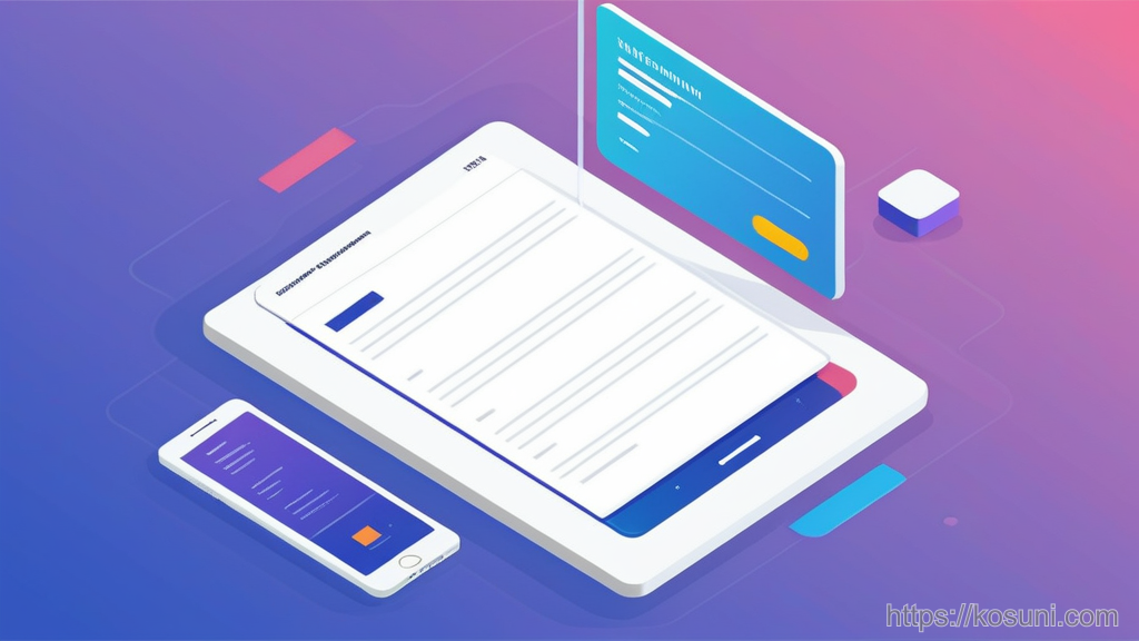 Document card and preview panel