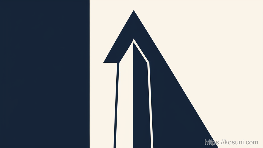 Abstract forked path icon highlighting a single chosen route