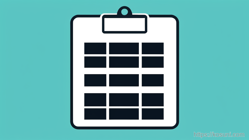 Minimal clipboard checklist icon representing a comparison scorecard
