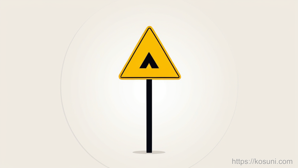 Branching signpost and warning triangle for debugging triage