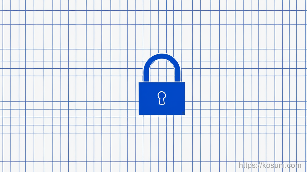 Padlock and split network cable showing secure access choices