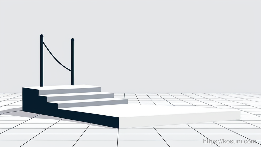 Hurdle and ramp showing reduced friction to start