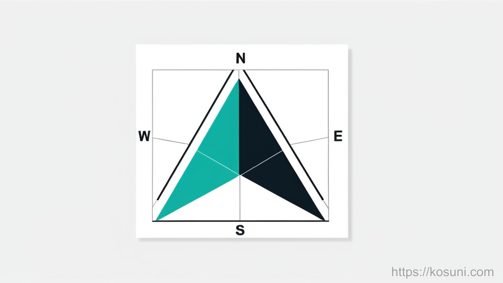 Compass over split slabs representing Mac and Linux layers