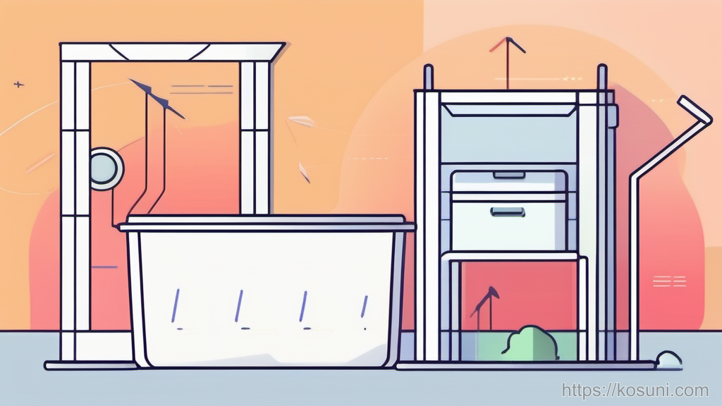 Cache blocks clearing with arrows into a bin