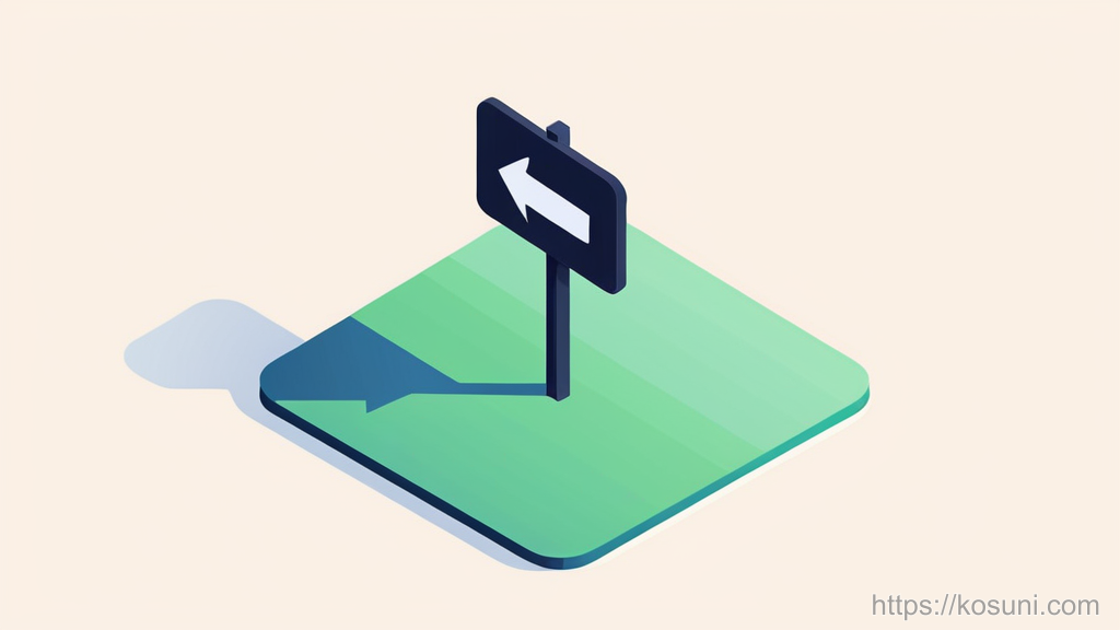 Signpost with arrows and a privacy shield icon