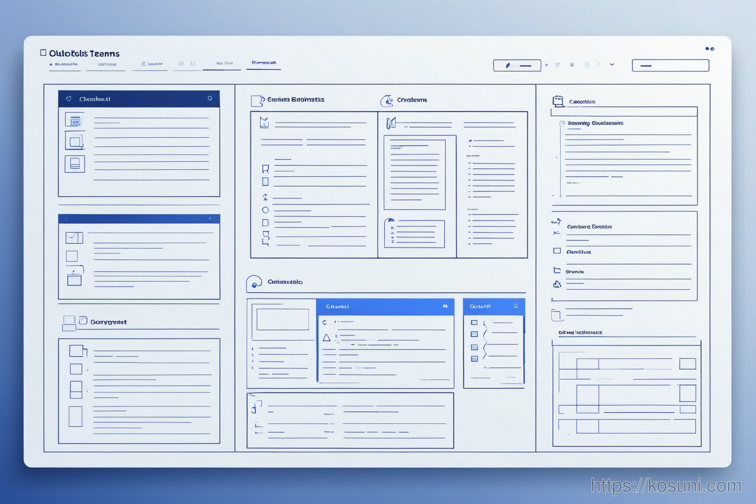 Checklist of Microsoft apps with icons