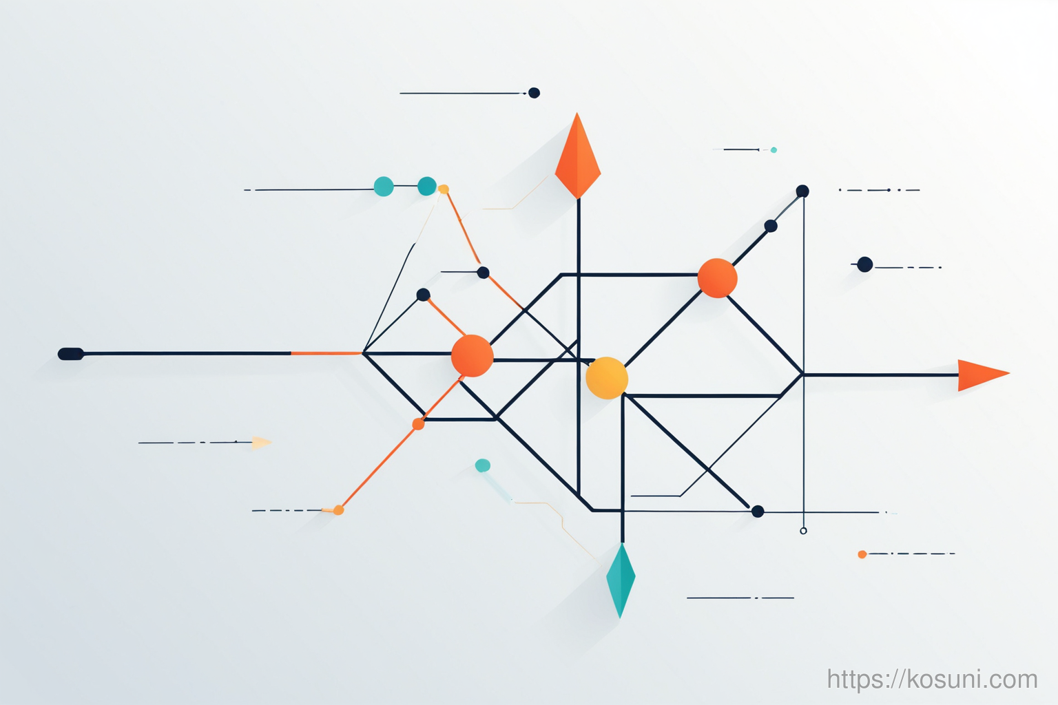 geometric marketing clarity illustration