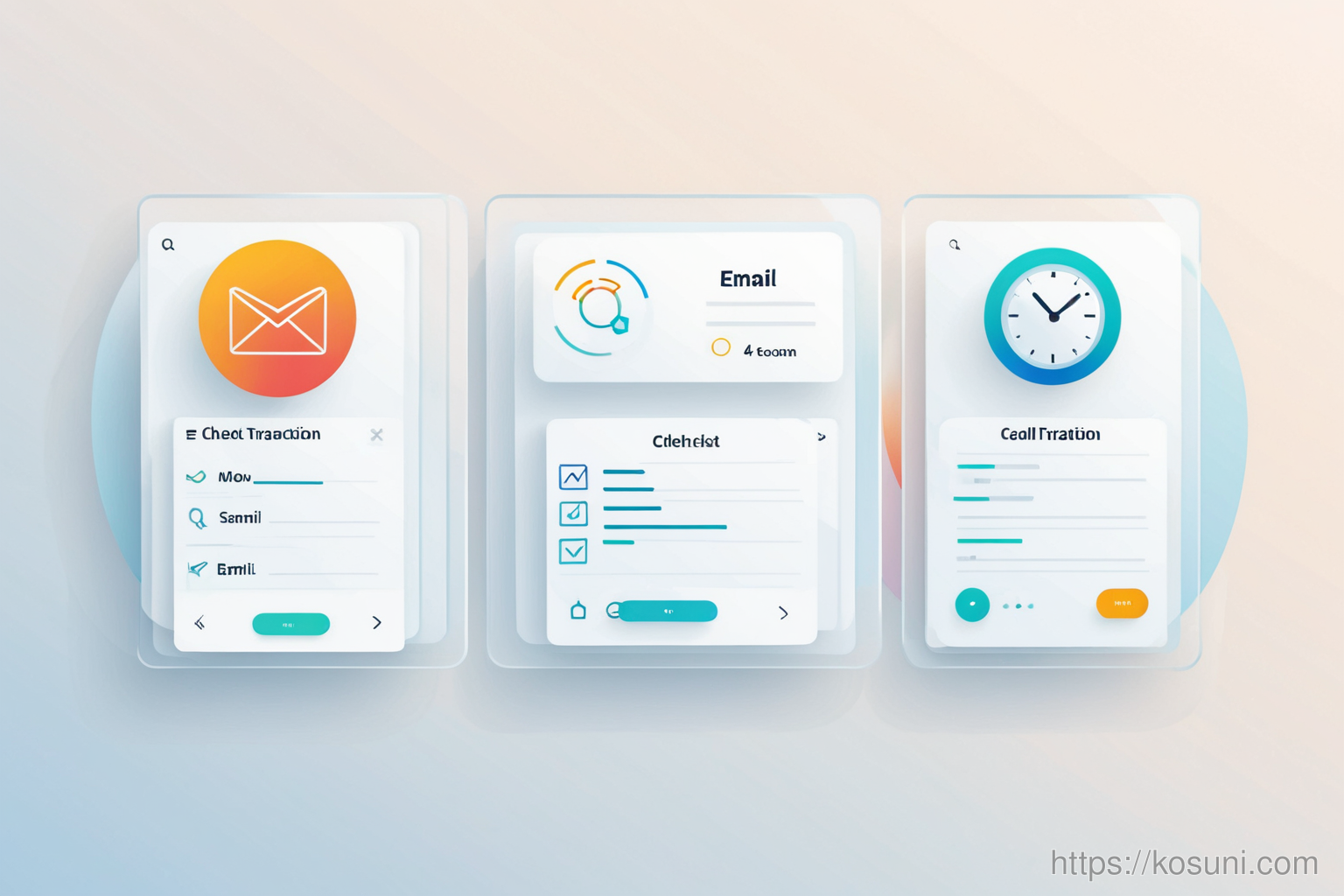 Task checklist with app icon in center
