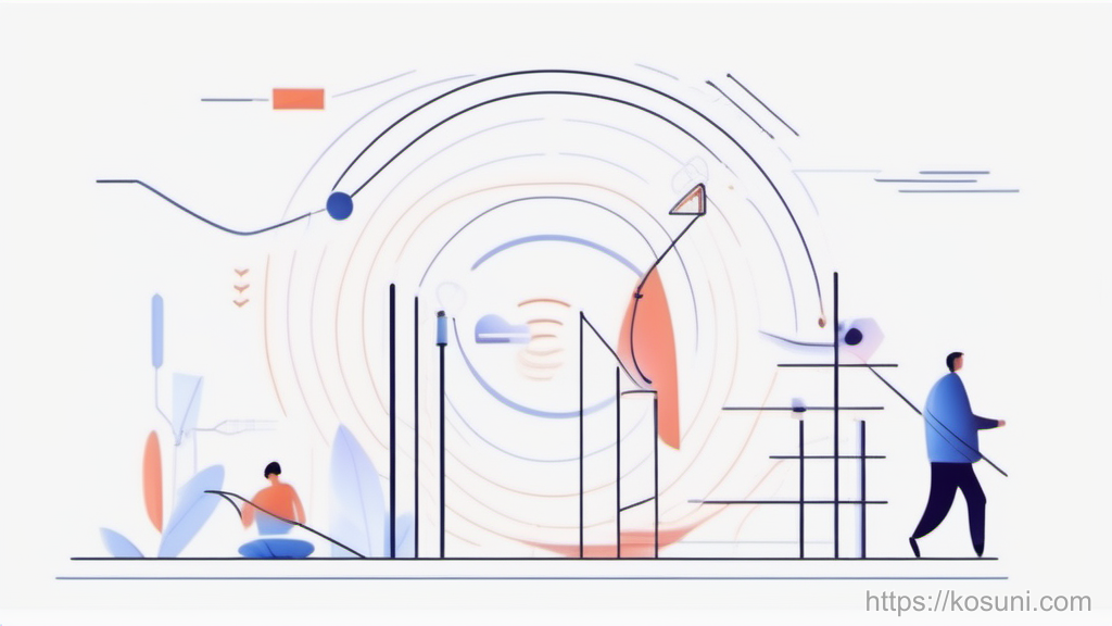 Abstract diagram showing data sharing connections