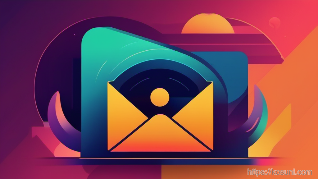 Envelope entering a funnel to symbolize spam filtering