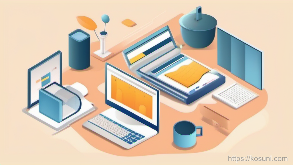 List tiles with magnifier and trash bin icons